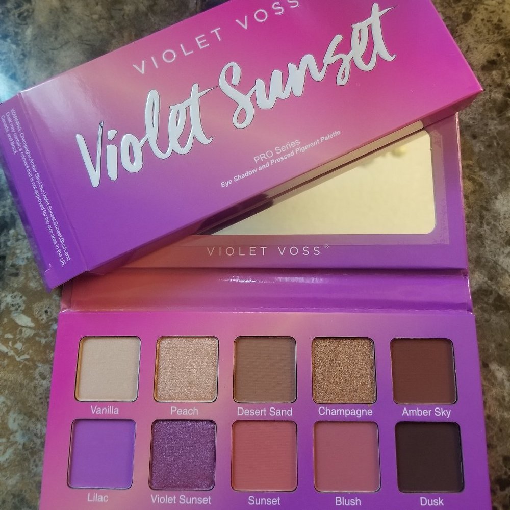 Violet Voss, Violet Sunset eyeshadow palette, Brand new